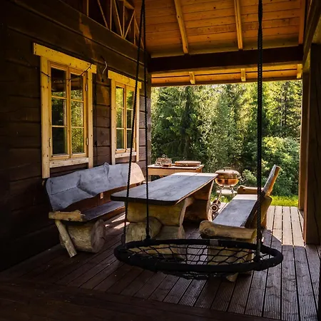 Sauna House With Minilake بيت للعطل